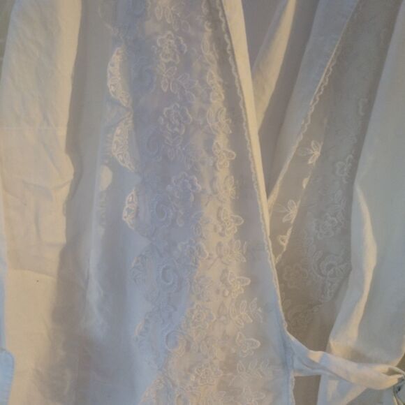 JM Collection wrap shirt - Picture 5 of 8